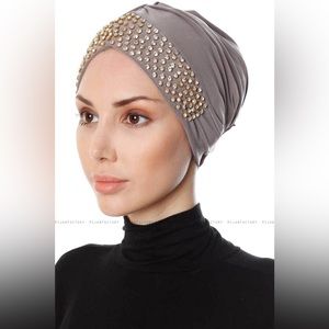 Taupe Turban